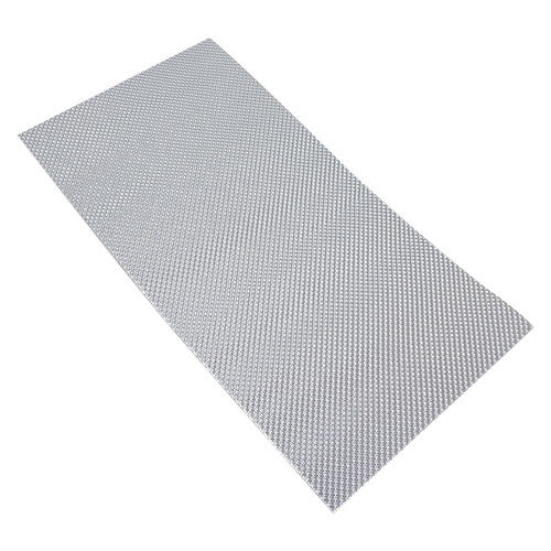 Proflow Aluminium Cool Heat Barrier, 12in. × 23in. Sound Barrier, 1, 500 C, 4.5mm Thick, Self-Adhesive