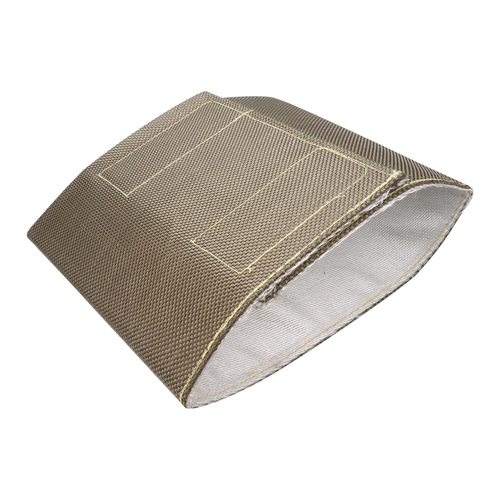 Proflow Heat Shield Wrap, Distributor Lava Rock, Velcro®, Natural, 7 in. Width, 22.50 in. Length
