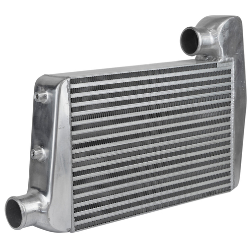 Proflow Intercooler, Bar & Plate, For Ford Falcon XR6 BA BF, 450 x 300 x 76mm, 2.5'' Outlets, Aluminium, Natural