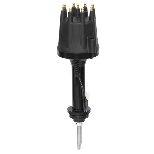 Proflow Distributor, BB Chrysler 413/426/440, Pro Series Magnetic Pickup, Mechanical Advance, Black Cap, Each