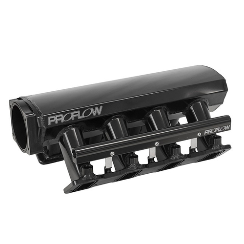 Proflow SuperMax EFI Intake Manifold Kit, For Holden Commodore LS7, Fabricated Black, w/Fuel Rails, 102mm Throttle Body 