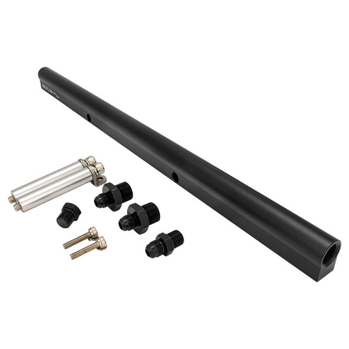 Proflow Intake Manifold Fuel Rail Kit, For Proflow Nissan RB25 Inlet Plenum, Aluminium, Black