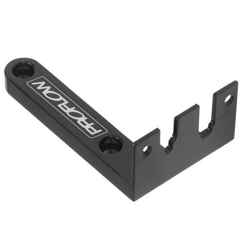 Proflow Throttle Cable Bracket, For GM LS2, Intake Manifold Mount, Billet Aluminium, Black