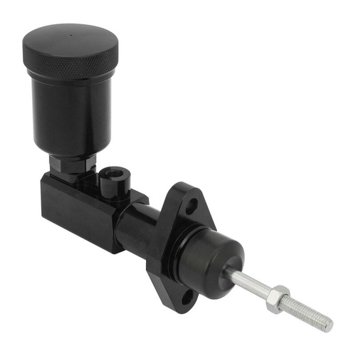 Proflow Master Cylinder, Billet Aluminium, Black Anodised, Single Piston  .750 in. Bore, 3/8”-24 Ball Flare Seat, Universal, Kit