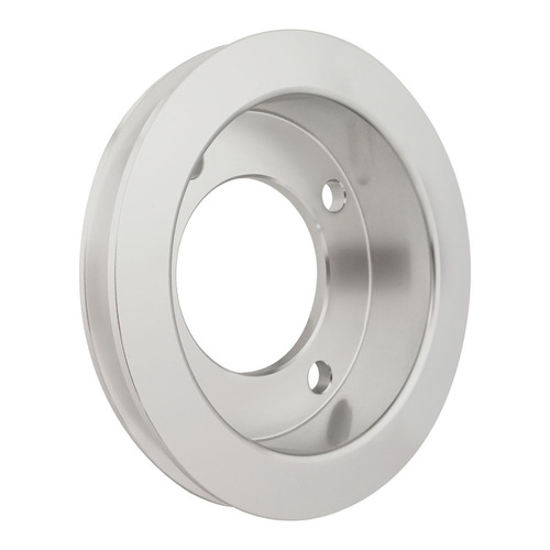 Proflow Billet Crank Pulley, 4 Bolt, For SB Ford 289/302/351 Short, Suits FMS-M-8501-E351S Pump 1-Groove, Clear Anodised