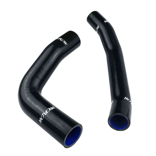 Proflow Radiator Hose Kit, Silicone, Black, 5mm wall, 4 ply, For Holden Chevrolet 350 327 HQ HJ HX HZ, Kit