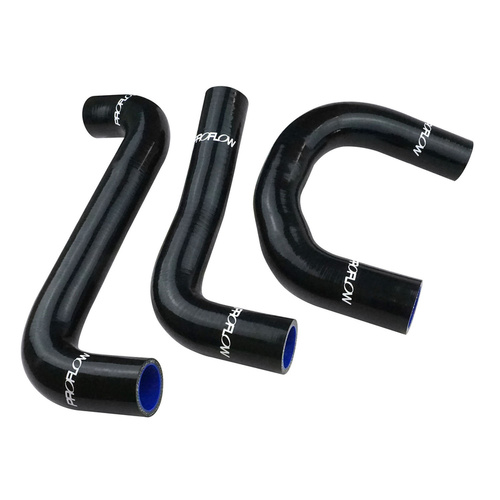 Proflow Radiator Hose Kit, Silicone, Black, 5mm wall, 4 ply, For Holden LS1 EFI, VT S2, VX VY VU WH WK Commodore, Kit
