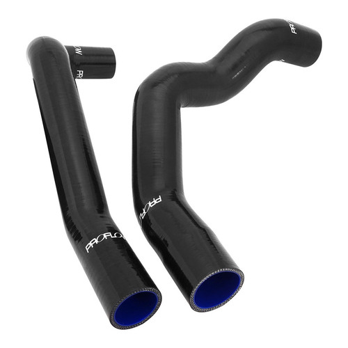 Proflow Radiator Hose Kit, Silicone, Black, For Ford XA XB 351 Cleveland, To Suit  650mm Wide Core, Kit