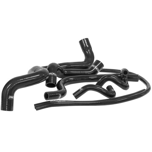 Proflow Radiator Hose Kit, Silicone, Black, 5mm wall, 4 ply, For Ford Falcon XR8 BA/BF/FG, 5.4L V8, Black, Kit
