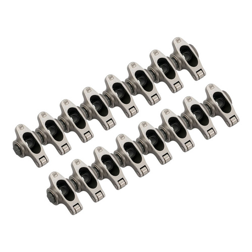 Proflow Pro Stainless Series, Narrow Body Roller Rockers, SB Chev, 1.5 Ratio 7/16" Heat Treated 8620 Stainless Body, Set