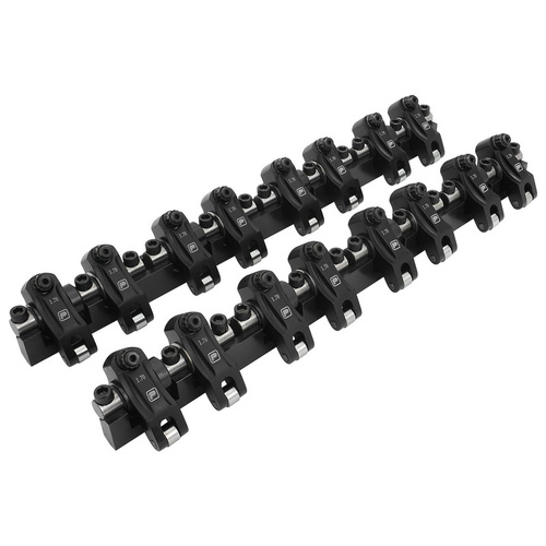 Proflow SuperMax Pro Series Shaft-Mount Rocker Arms, Chevrolet/Holden LS1, LS2, LS6 Gen III 1.7 Ratio, Suits Cathedral Port, Aluminium, Kit