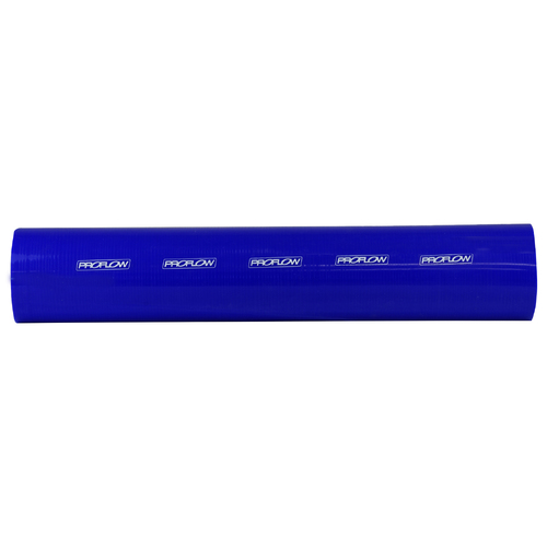 Proflow Hose Tubing Air intake, Silicone, Straight, 1.25in. Straight 2Ft Length, Blue