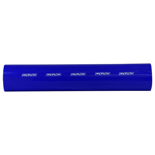 Proflow Hose Tubing Air intake, Silicone, Straight, 2.75in. Straight 2Ft Length, Blue