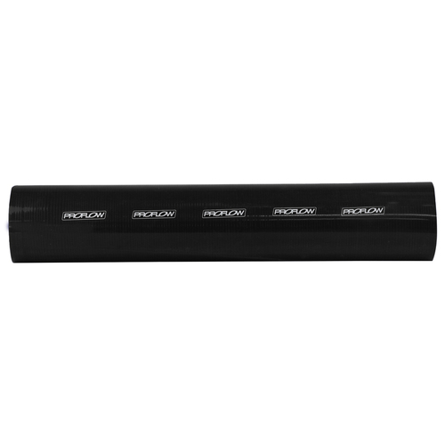 Proflow Hose Tubing Air intake, Silicone, Straight, 4.00'', 2Ft Length, Black