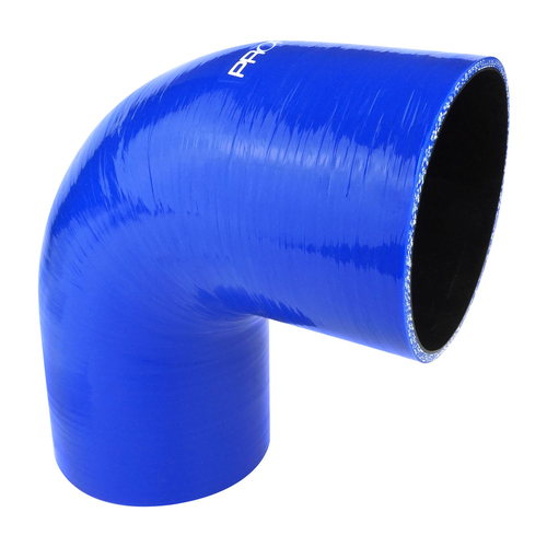 Proflow Hose Tubing Air intake, Silicone, Coupler, 2.25in. 90 Degree Elbow, Blue
