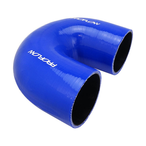 Proflow Hose Tubing Air intake, Silicone, Coupler, 2.00in. 180 Degree Elbow, Blue