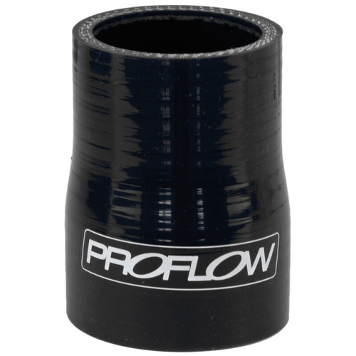 Proflow Hose Tubing Air intake, Silicone, Reducer, 1.50in. - 2.50in. Straight, Black