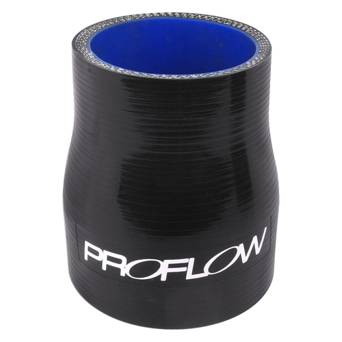 Proflow Hose Tubing Air intake, Silicone, Reducer, 1.75in. - 2.00in. Straight, Black