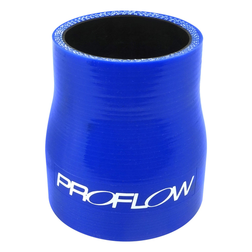 Proflow Hose Tubing Air intake, Silicone, Reducer, 2.00in. - 2.25in. Straight, Blue