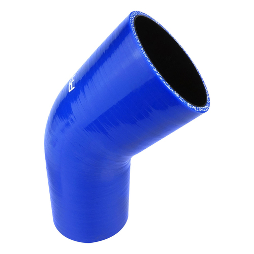 Proflow Hose Tubing Air intake, Silicone, Reducer, 2.75in. - 3.00in. 45 Degree Elbow, Blue