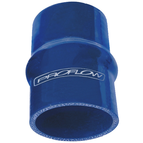 Proflow Hose Tubing Silicone Coupler Hump Style 2.75in. Straight 3in. Length, Blue