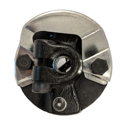 Proflow Steering Rag Joint, Steel, Natural 3/4in. -30 Spline x 3/4in. -36