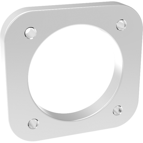 Proflow Throttle Body Adapter, Weld-on Flange, Billet Aluminium, Natural, 70mm Bore Size, 12mm Thick