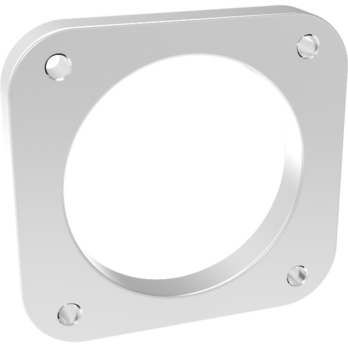 Proflow Throttle Body Adapter, Weld-on Flange, Billet Aluminium, Natural, 80mm Bore Size, 12mm Thick