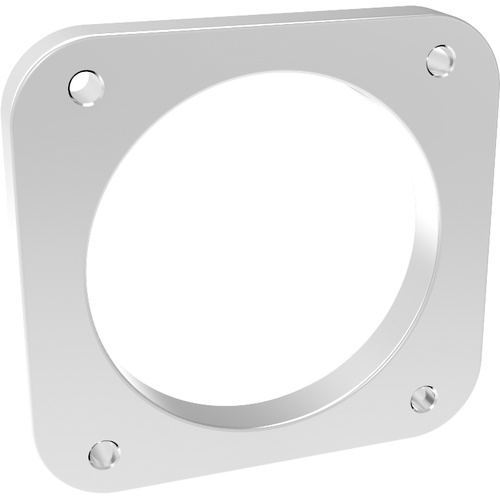Proflow Throttle Body Adapter, Weld-on Flange, Billet Aluminium, Natural, 90mm Bore Size, 12mm Thick