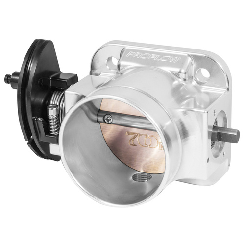Proflow Throttle Body, Universal 70mm Bore Size, MPI, Billet Aluminium, Natural