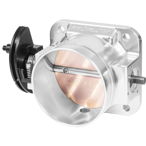 Proflow Throttle Body, Universal 90mm Bore Size, MPI, Billet Aluminium, Natural