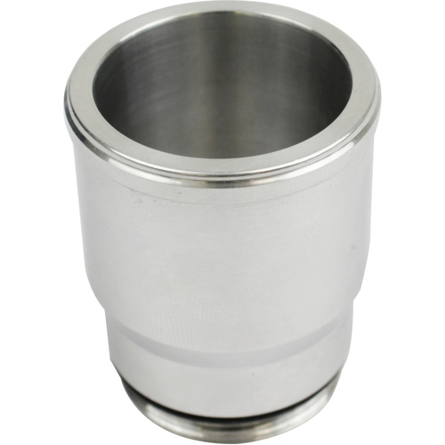 Proflow Inlet Fittings, Aluminium, 1.500 in. Hose to 1 3/16 in. Straight Cut Male, Silver Anodised