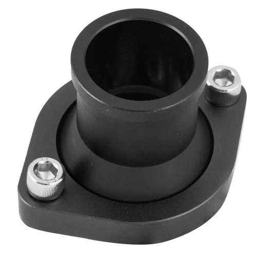 Proflow Water Neck, Billet Aluminium, Black Anodised, Straight Up SB For Ford 302-351 Cleveland