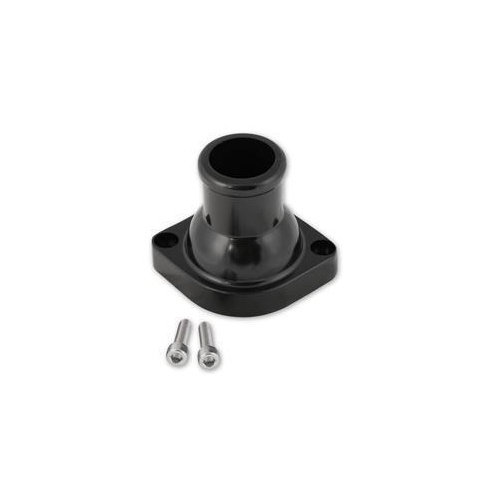 Proflow Water Neck, Thermostat Housing, Cast Aluminum, Black, Straight, Chev For Holden, LS, Each