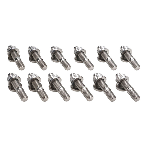 Proflow Exhaust Manifold Stud Kit, Titanium, For Nissan & Holden Commodore, RB30, M10x1.25