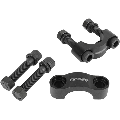 Proflow U-Joint Girdles, Aluminium, Black Anodised, For Ford, 9 in 1350 Style Set