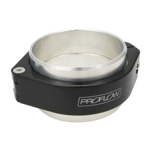 Proflow Intercooler Boost Clamp Coupler, 3.00'' Tubing, Billet Aluminium, Black Anodised