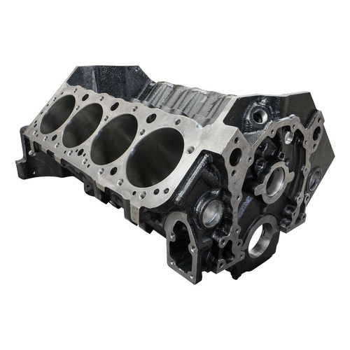 Proflow Warlord Engine Block, SB Chevrolet, 9.025, 4.125 in. Bore, 350 , Steel 4 Bolt Main Splayed Caps, 2 Piece RMS, Each